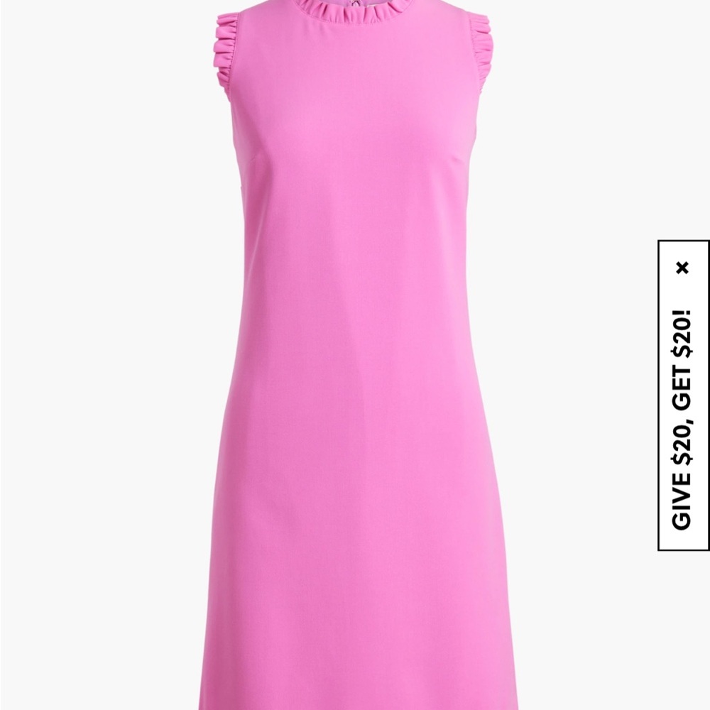 J Crew Factory Ruffleneck Suiting Dress (6)